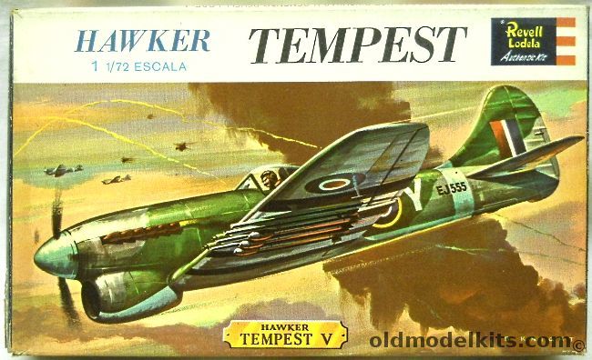 Revell 1/72 Hawker Tempest, H620 plastic model kit